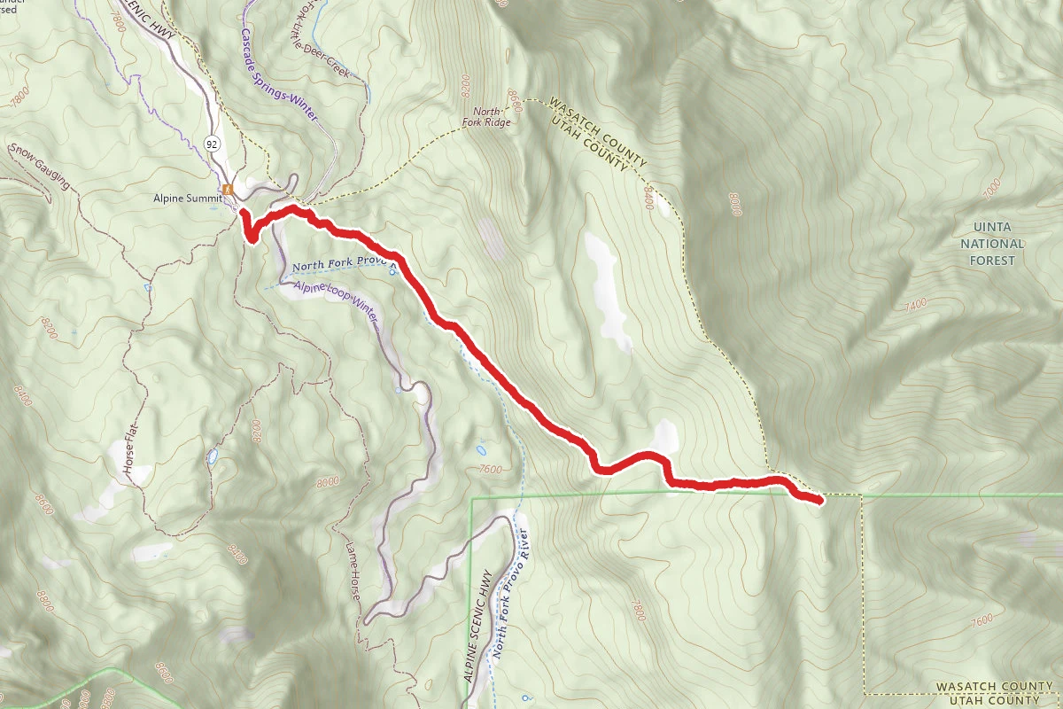 North Fork Ridge Trail