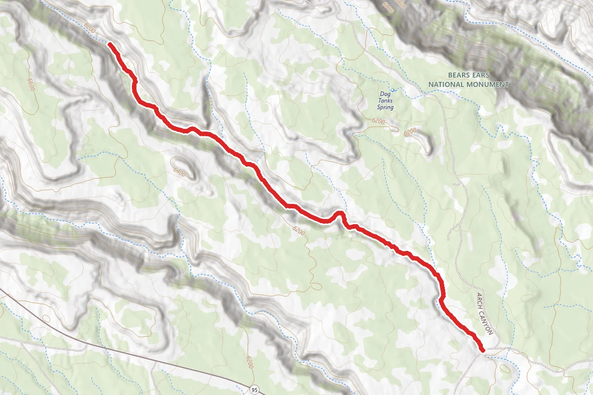 North Fork Mule Canyon