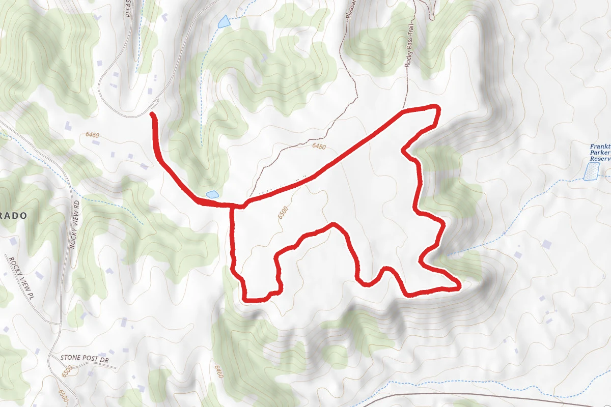 Hidden Mesa Trail via S Pleasant View Drive