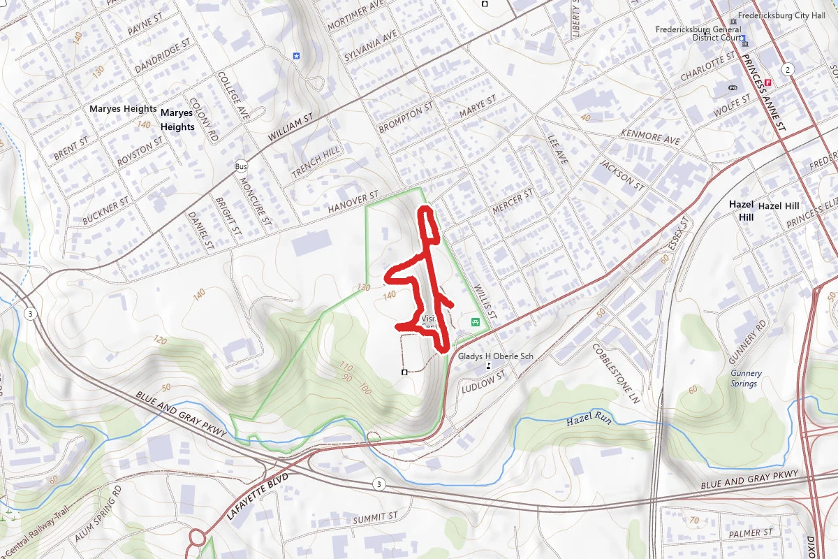 Sunken Road and Marye's Heights Loop