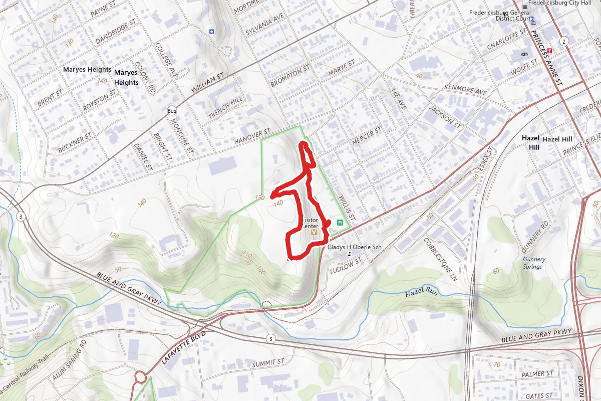Fredericksburg National Cemetery Loop