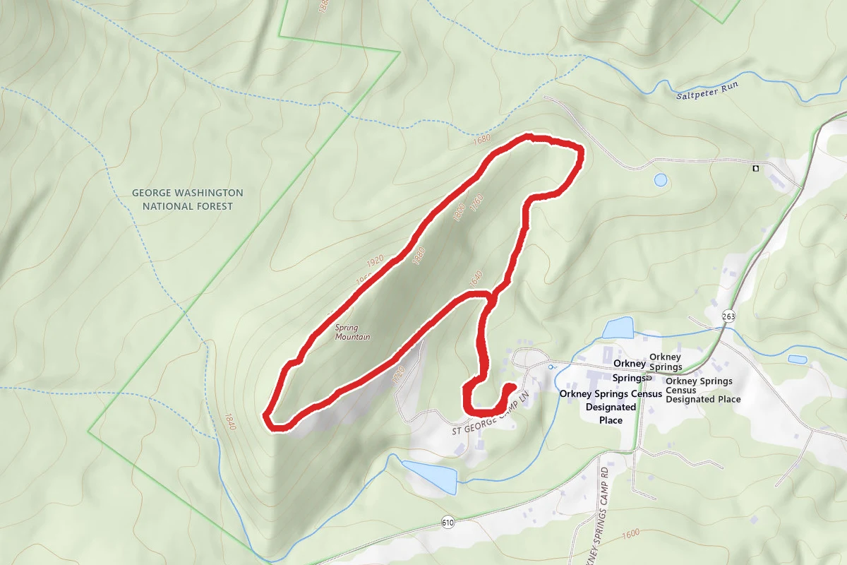 Spring Mountain Ridge Trail