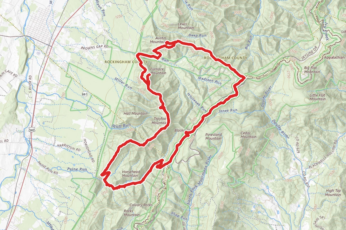 Austin, Furnace and Trayfoot Mountain Loop