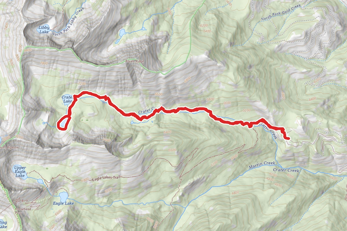 Crater Lakes Trail