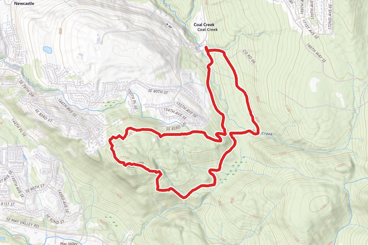 Red Town, Marshall's Hill, Wildside and De Leo Wall Loop