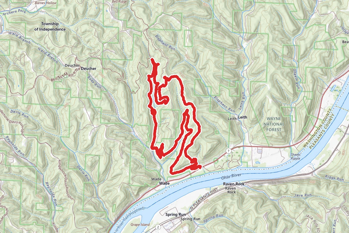 Wayne National Forest Scenic River Loop