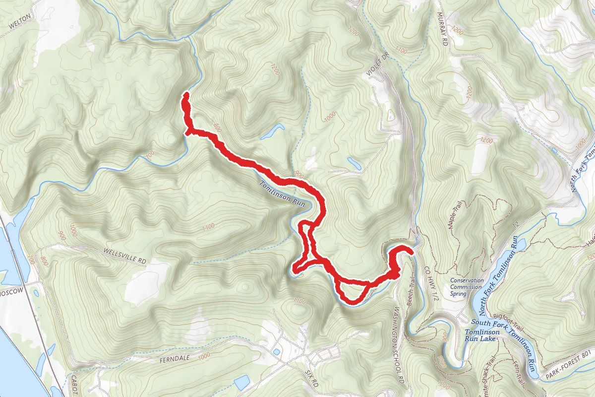 Laurel to White Oak Trail Loop