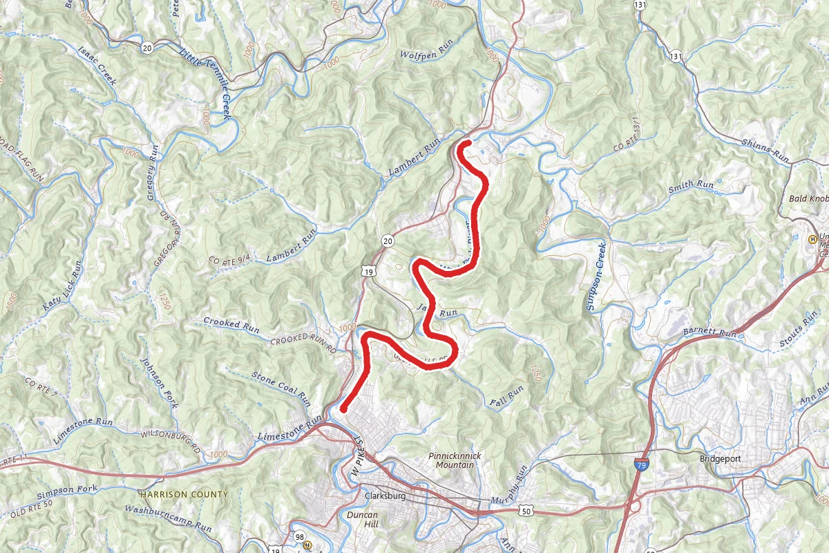 Harrison County Parks and Recreation Bike and Hike Trail