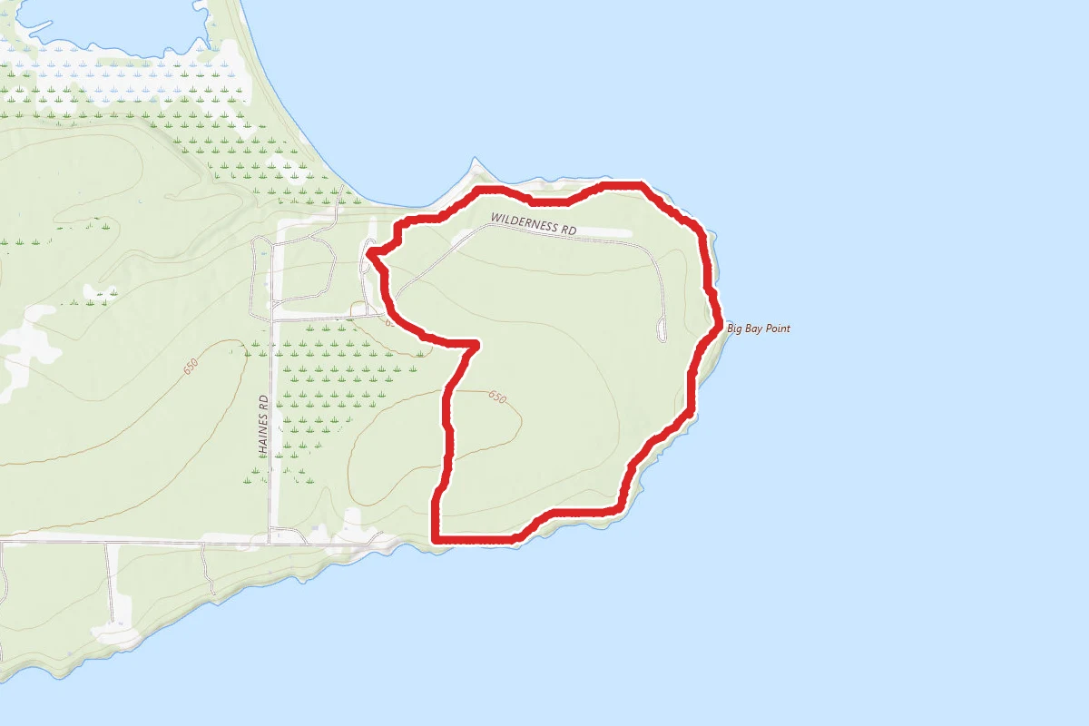 Bay View and Woods Trail Loop