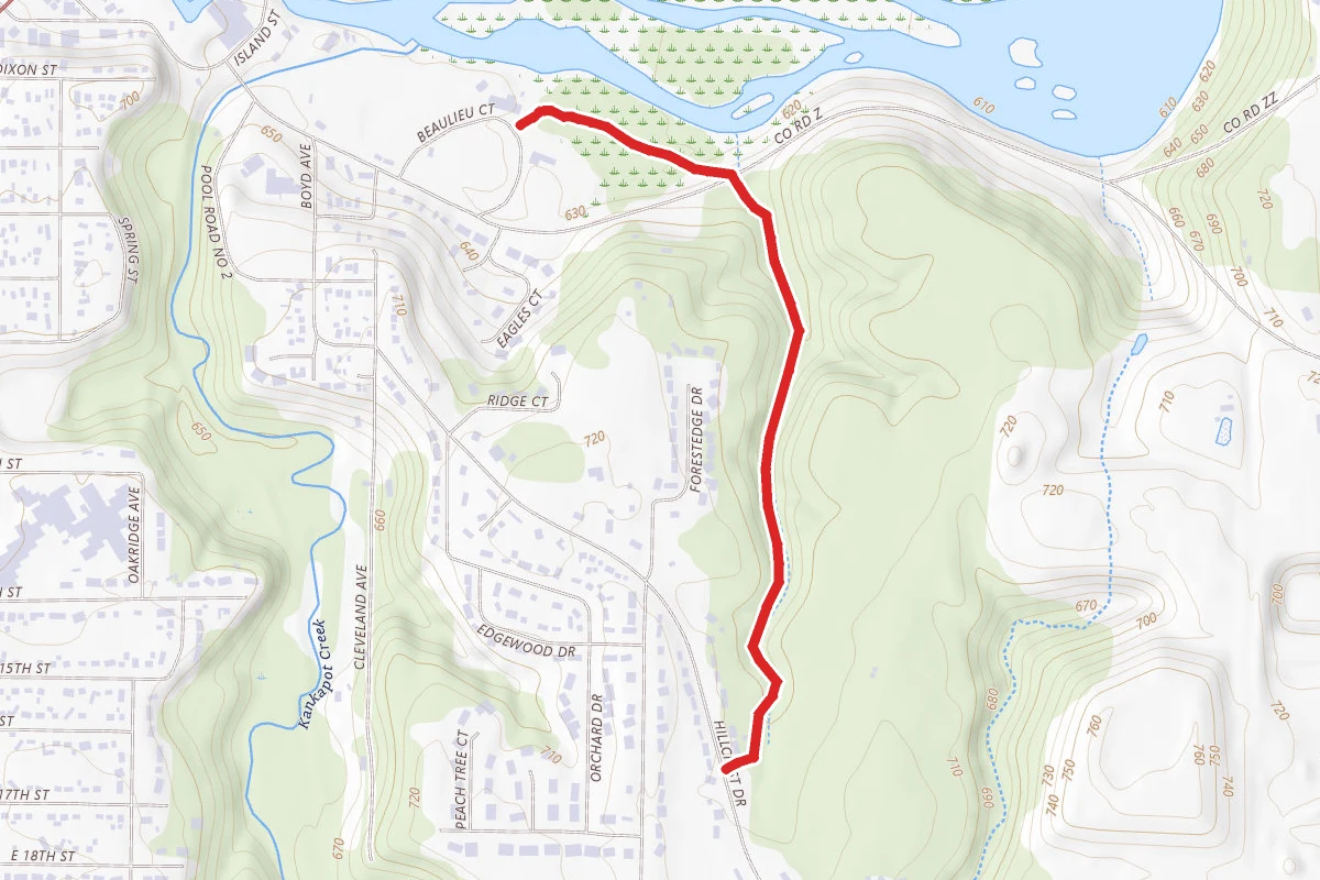 Valley Trail from Nature Center