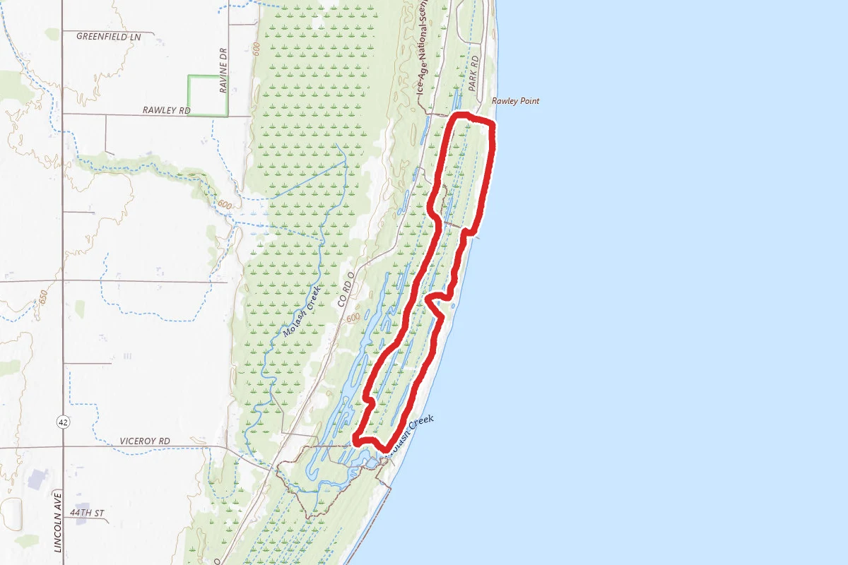 Ridge Trail and Yellow Trail Loop