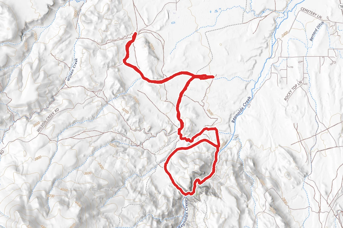 Wilson Creek Trailhead and Reynolds Creek