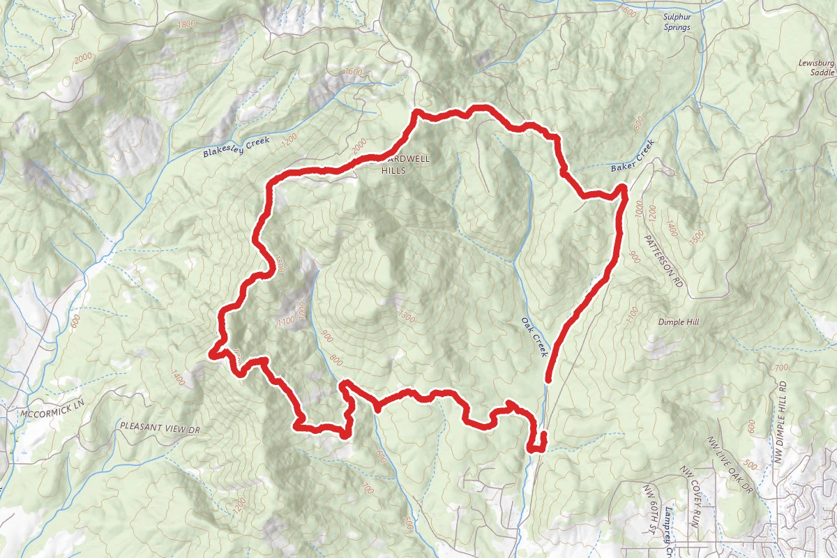 Oak Creek Quarry Loop Trail