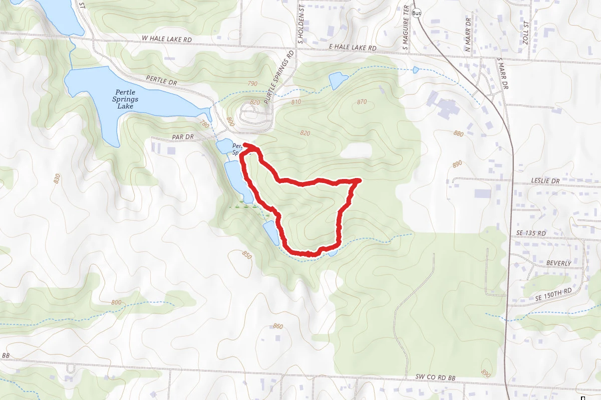 Pertle Springs Yellow Trail Loop