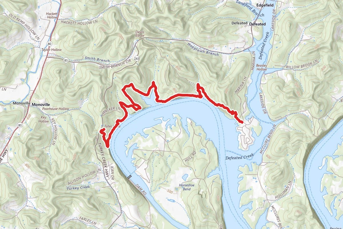 Bearwaller Gap Hiking Trail