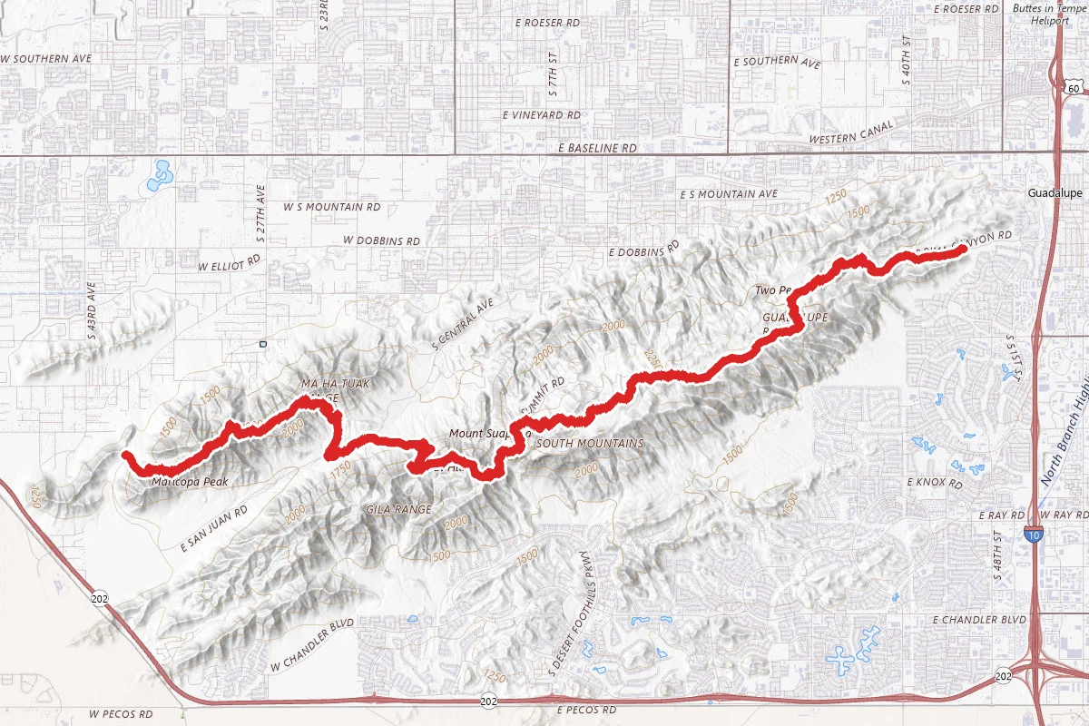 Alta, Bajada, National and Midlife Crisis Trail