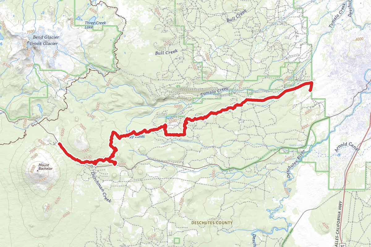 Mt. Bachelor to Bend Mountain Bike Ride