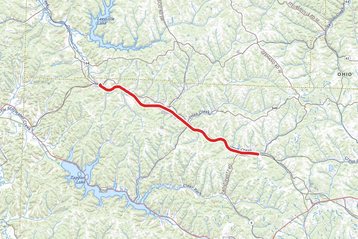 Conotton Creek Trail-Bowerston to Scio