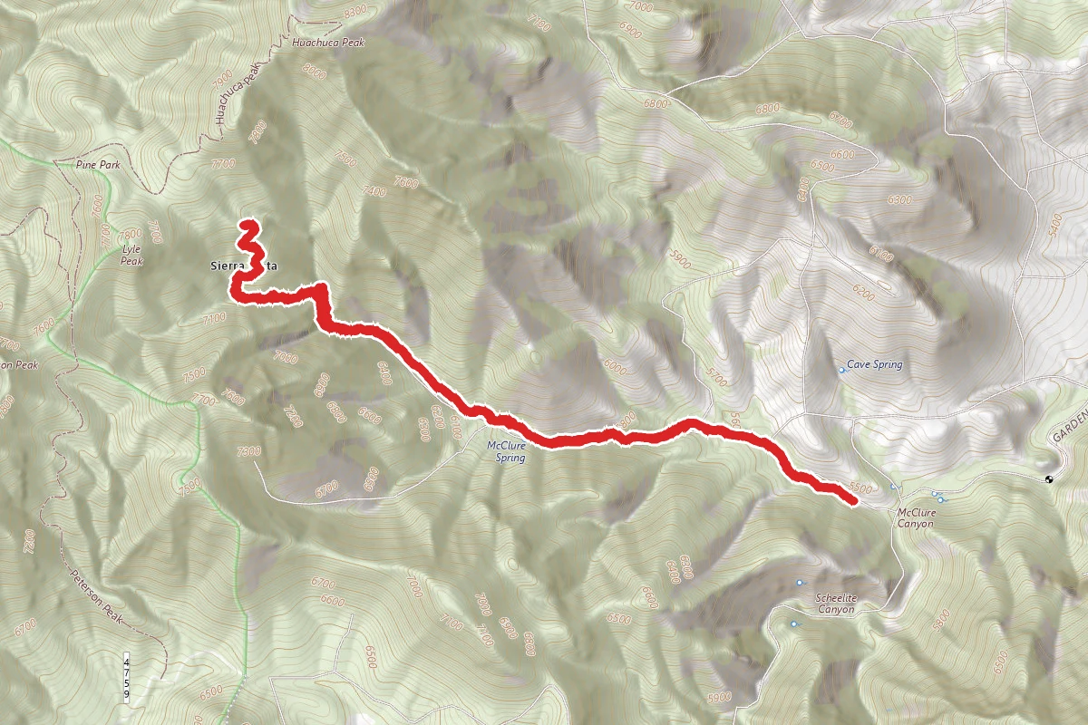 McClure Canyon Trail