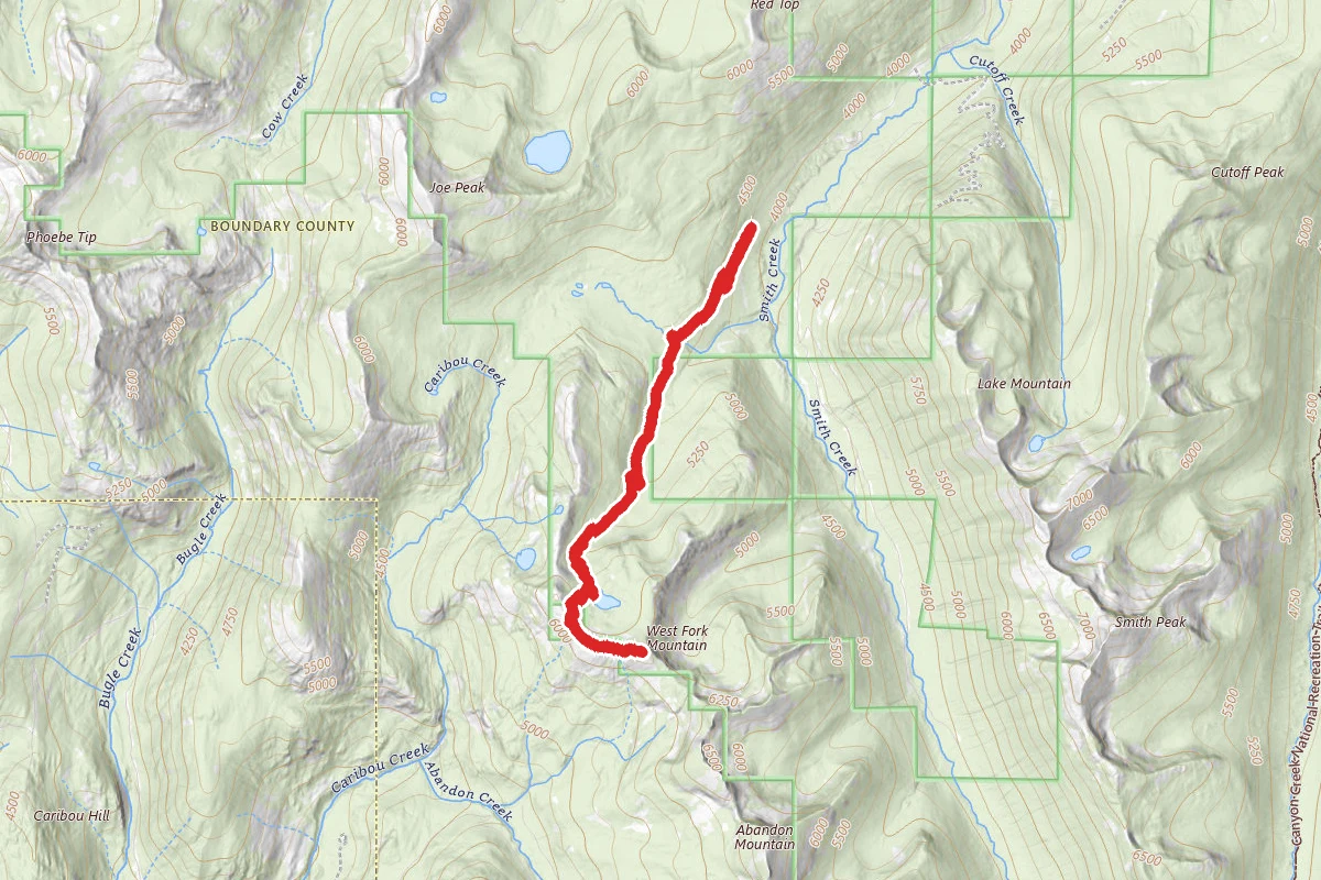 West Fork Lake and Lookout