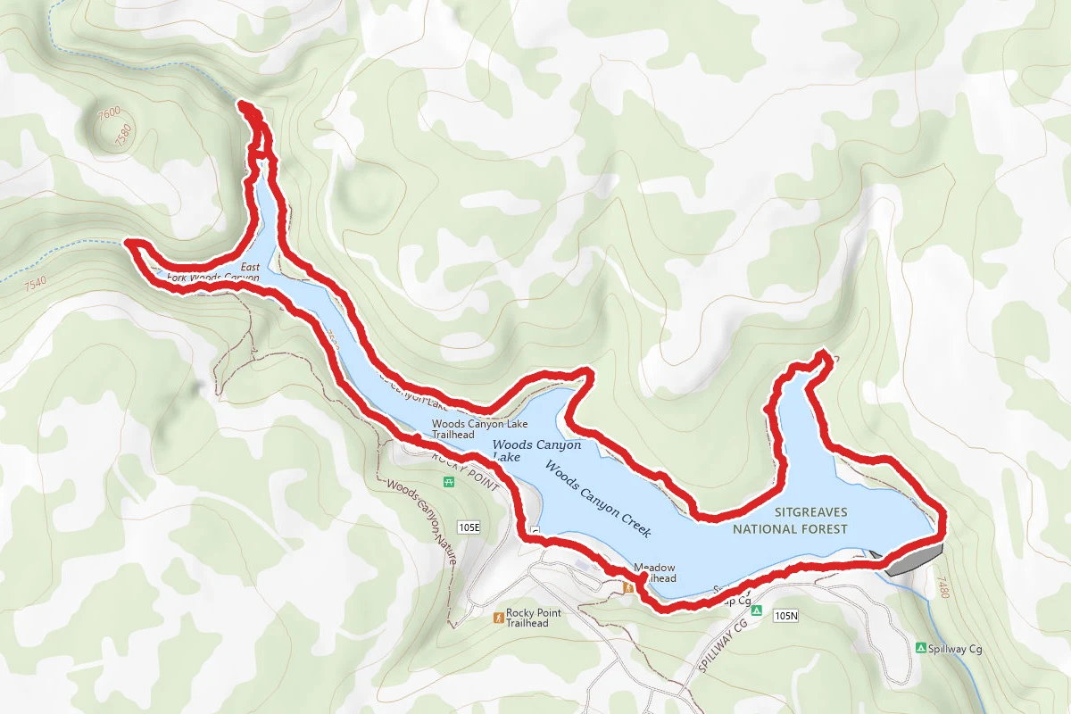 Woods Canyon Lake Trail