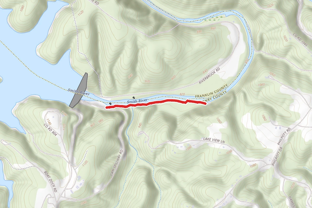 Philpot Dam Trail