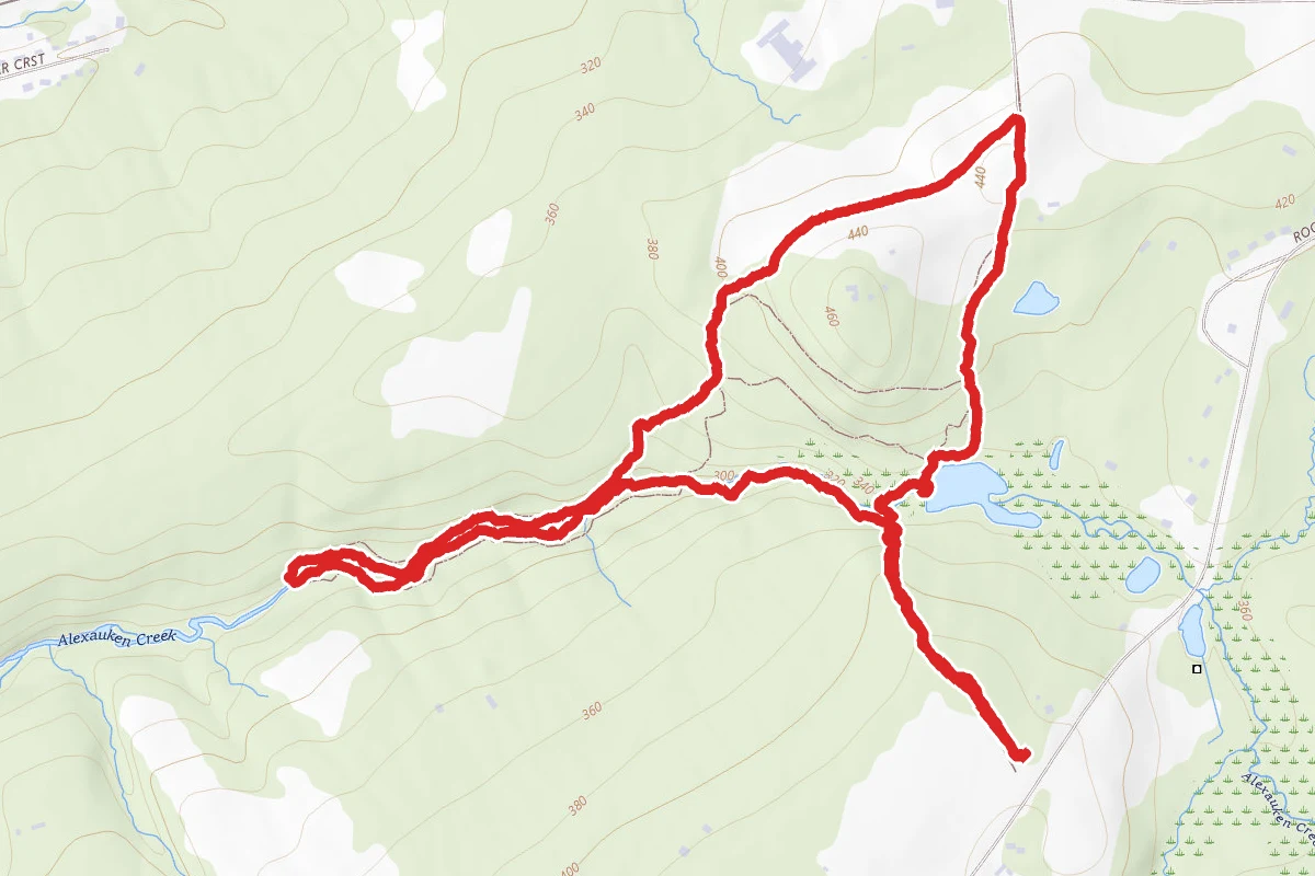 Pond Trail, Northern Hill Trail, and Double Bank Trail Loop