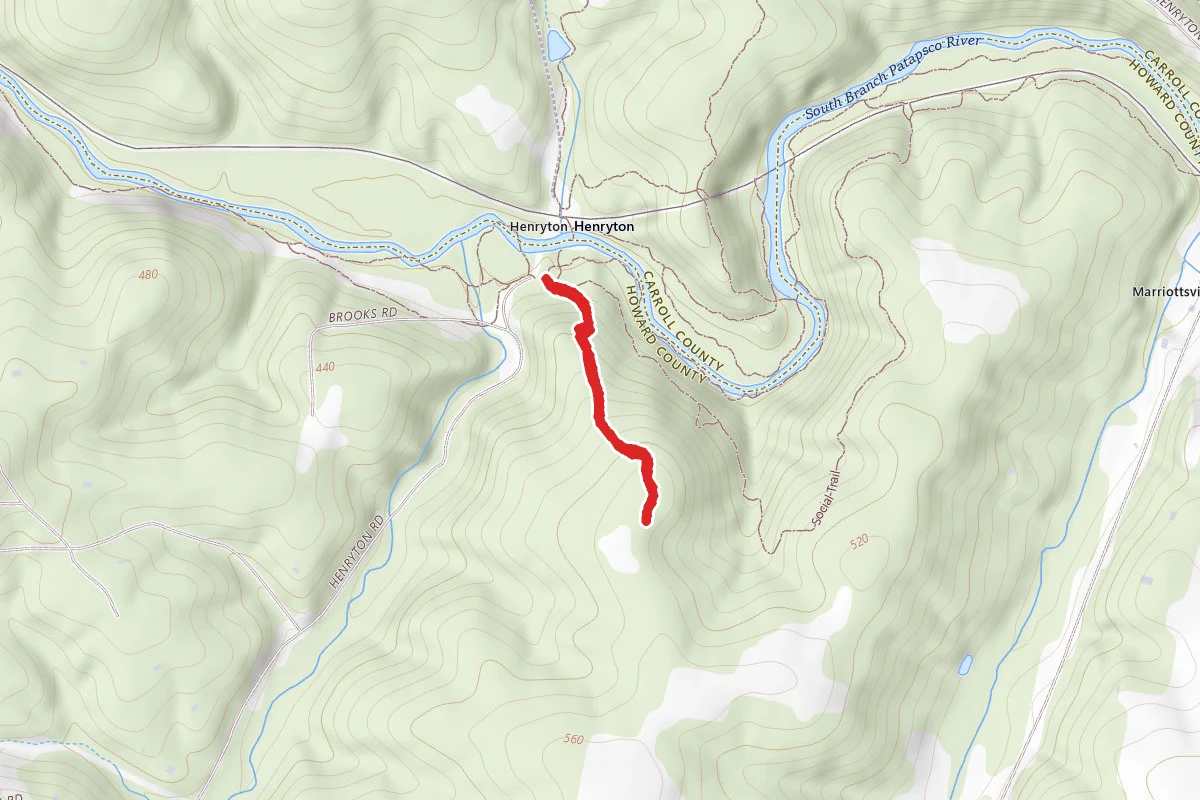 Patapsco Valley Unmaintained Trail #1