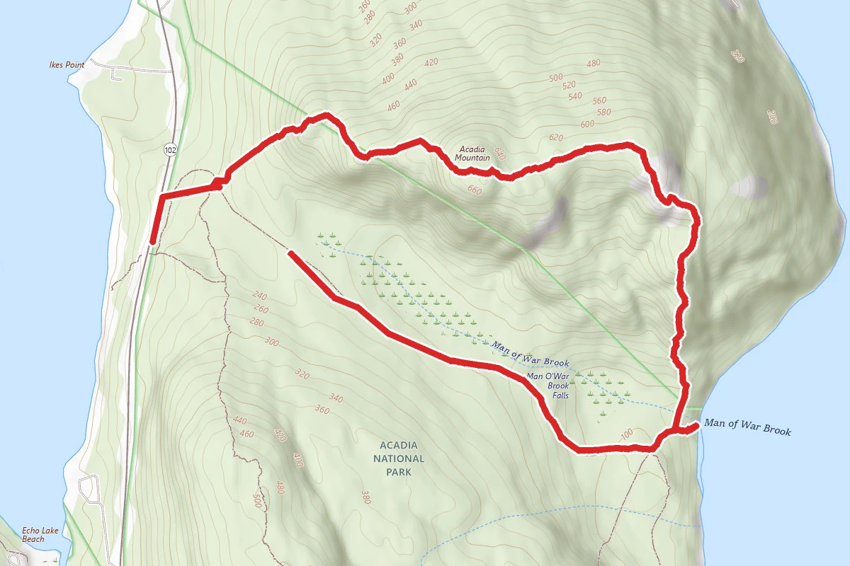 Acadia Mountain and Man O War Trail