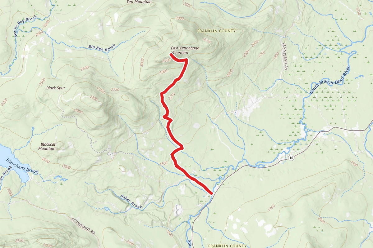 East Kennebago Mountain Trail