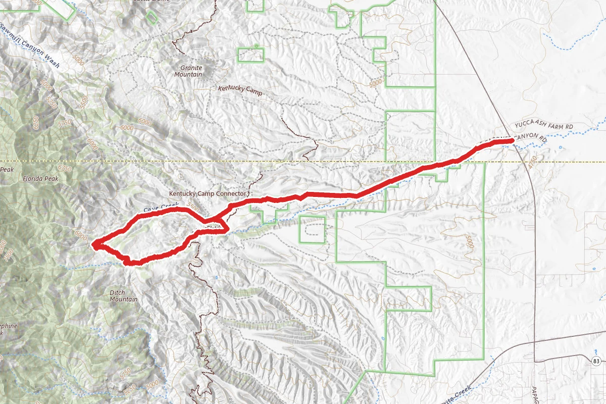 Gardner Canyon and Forest Road 785 OHV Trail