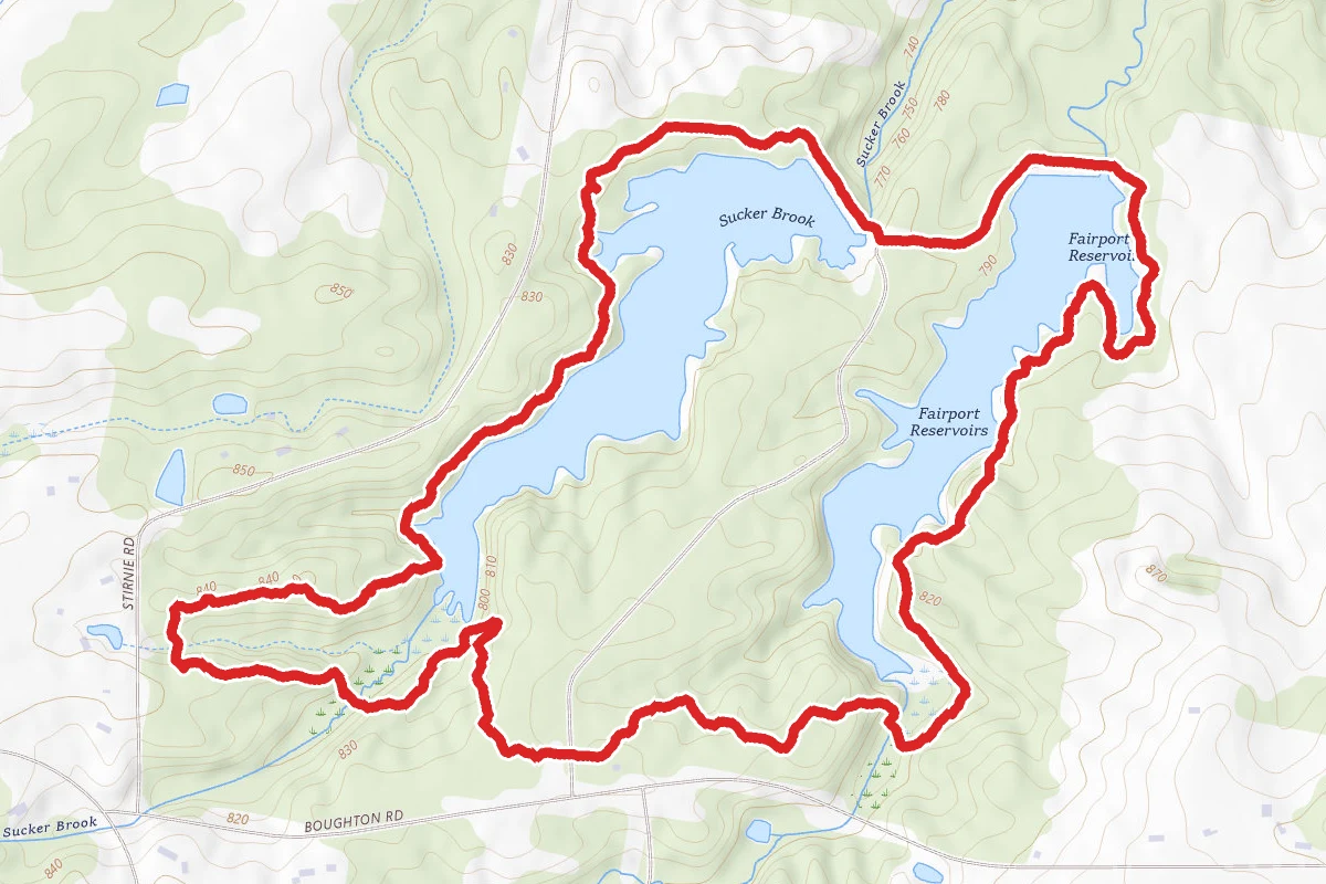 Fisherman's, West Pond, East Pond and Eagle Trail Loop