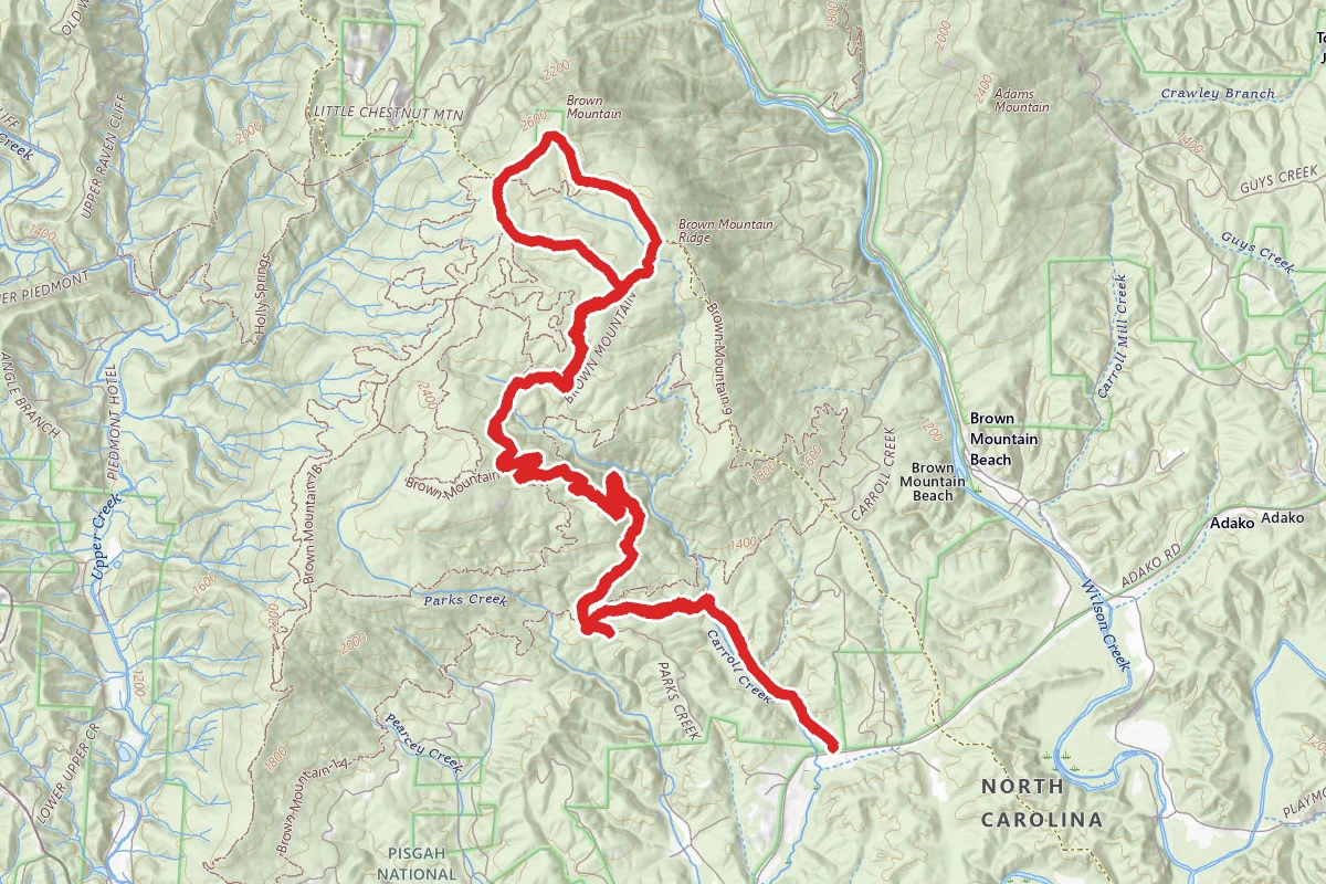 Brown Mountain OHV Trail
