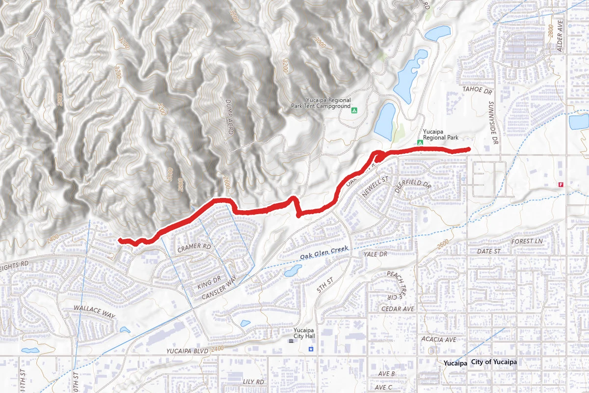 Oak Glen Road Trail
