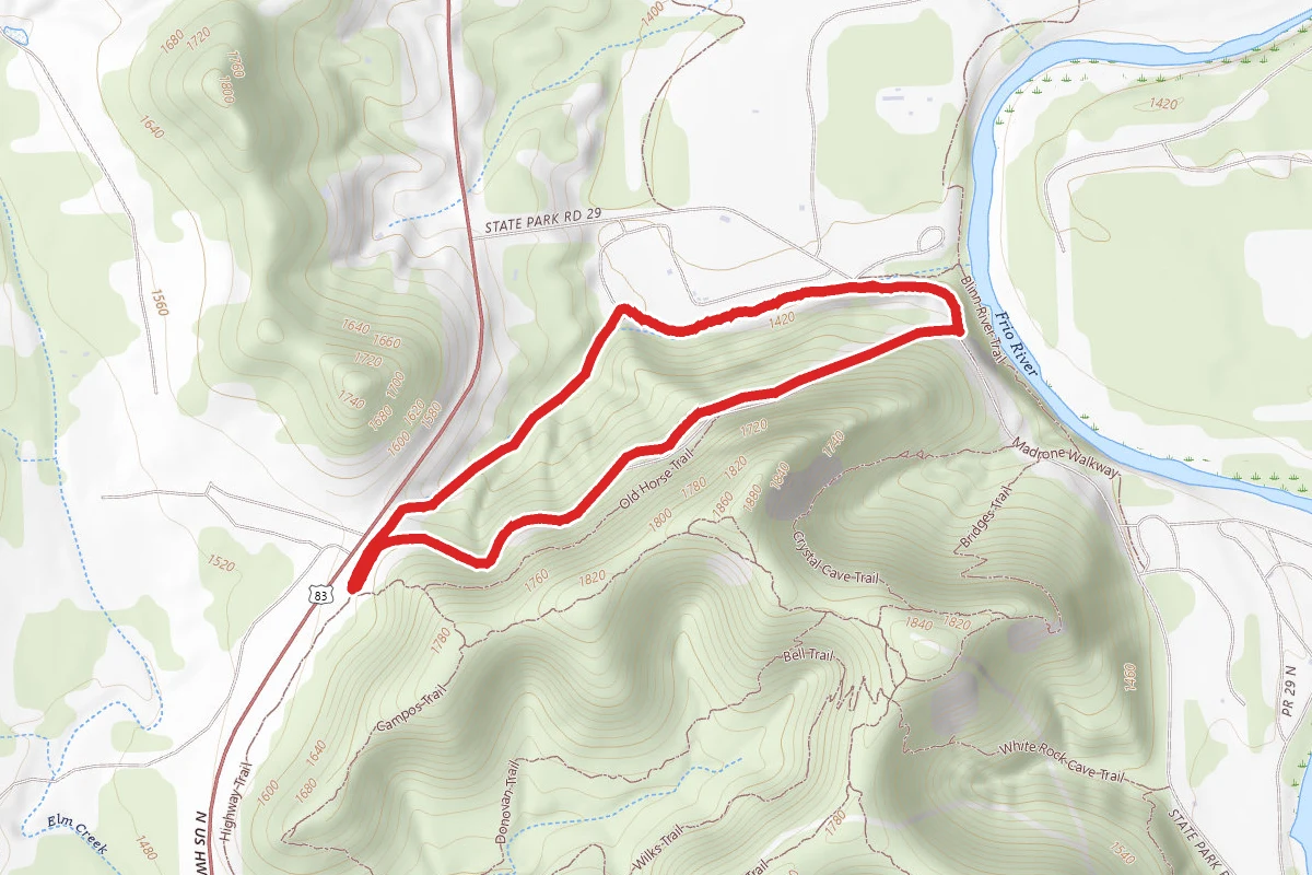 Wild Horse Creek and Old Entrance Road Loop
