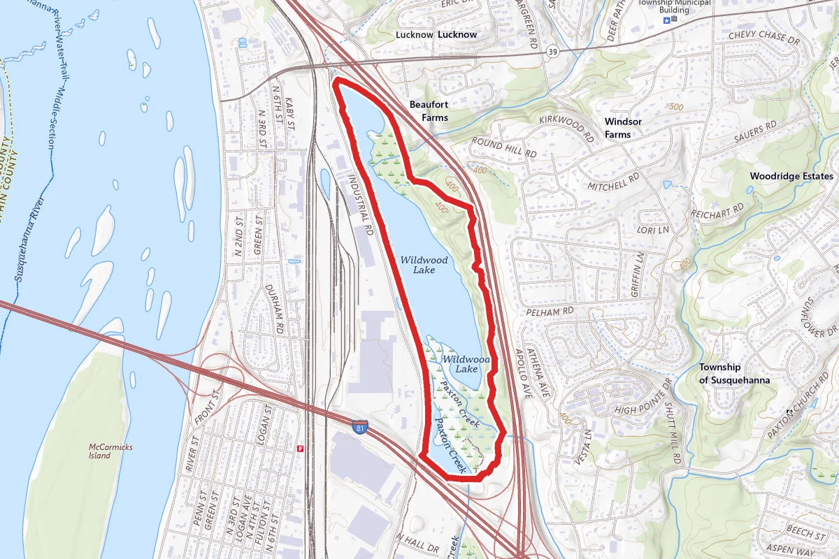 Wildwood Lake via Canal Towpath and Capital Area Greenbelt Trails