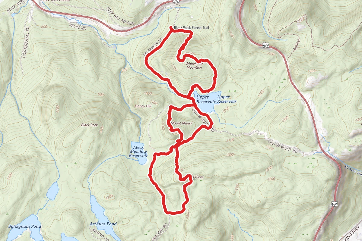 Whitehorse Mountain, Mount Misery and Hill of Pines Loop