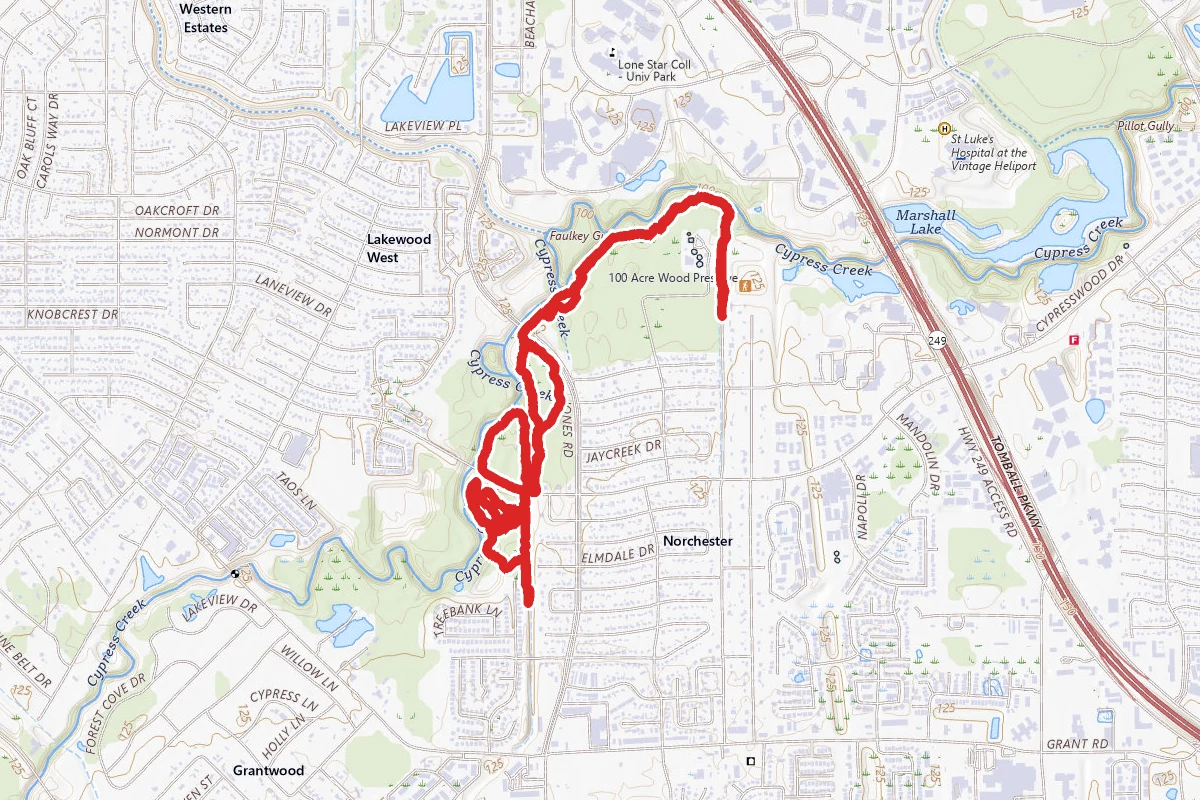 Cypress Creek Hike & Bike Trail