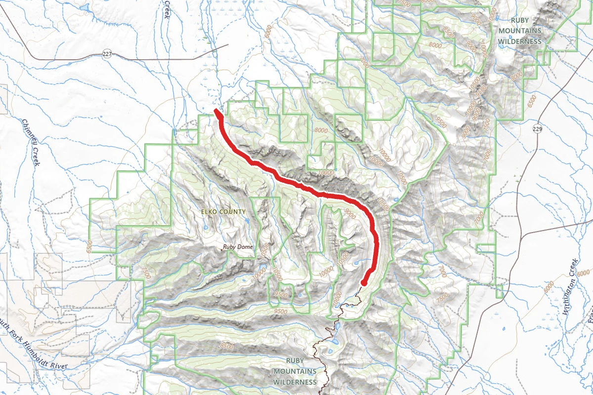 Lamoille Canyon Road