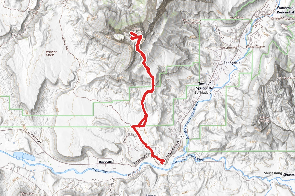 Mount Kinesava Trail