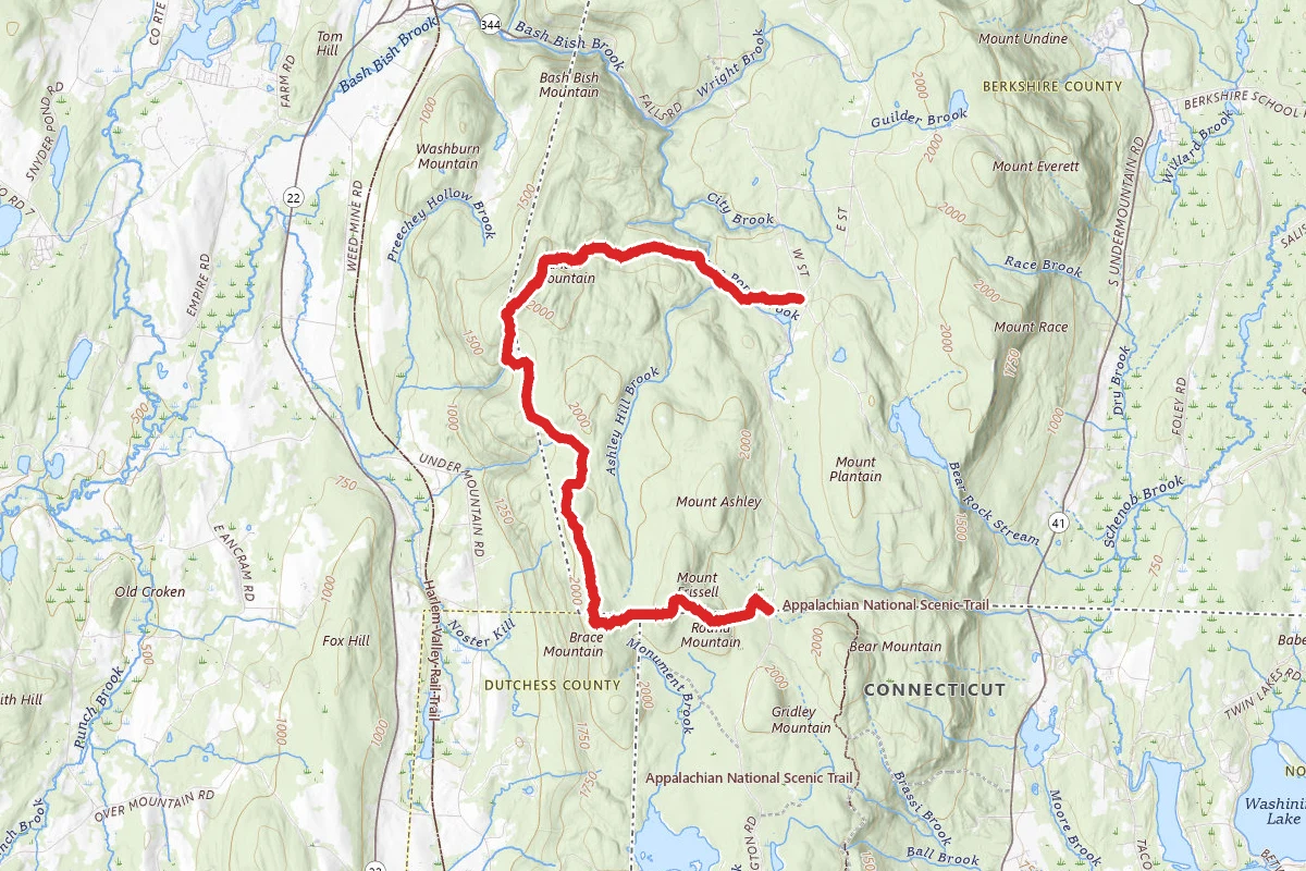 Mount Fissell Trail to Alander Mountain Trail