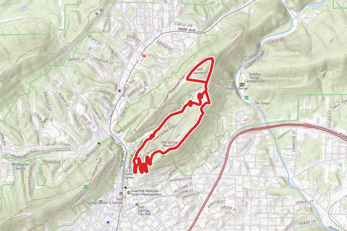 Hot Springs Mountain Scenic Drive