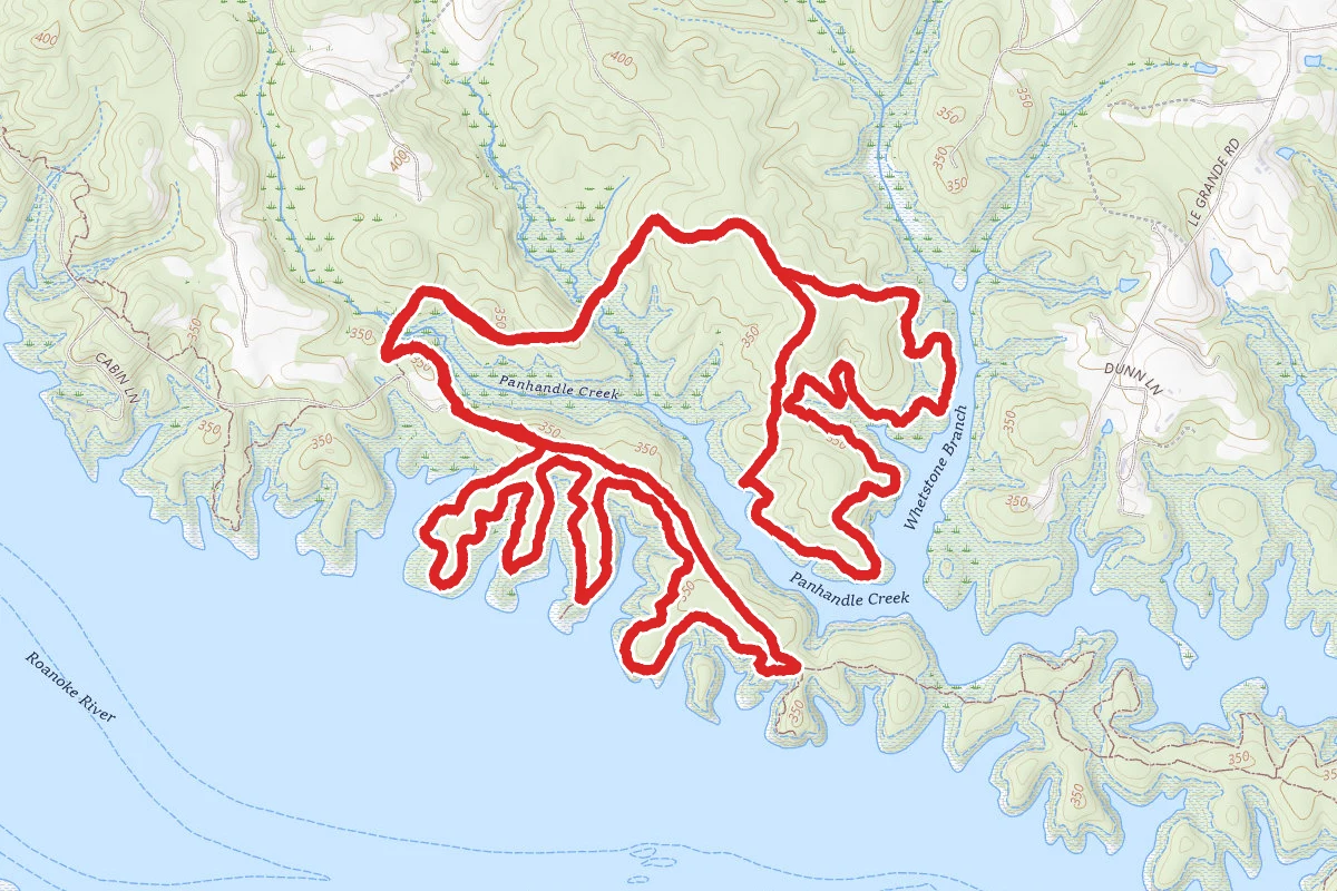 Beaver Pond Trail and Pan Handle Loop Trail