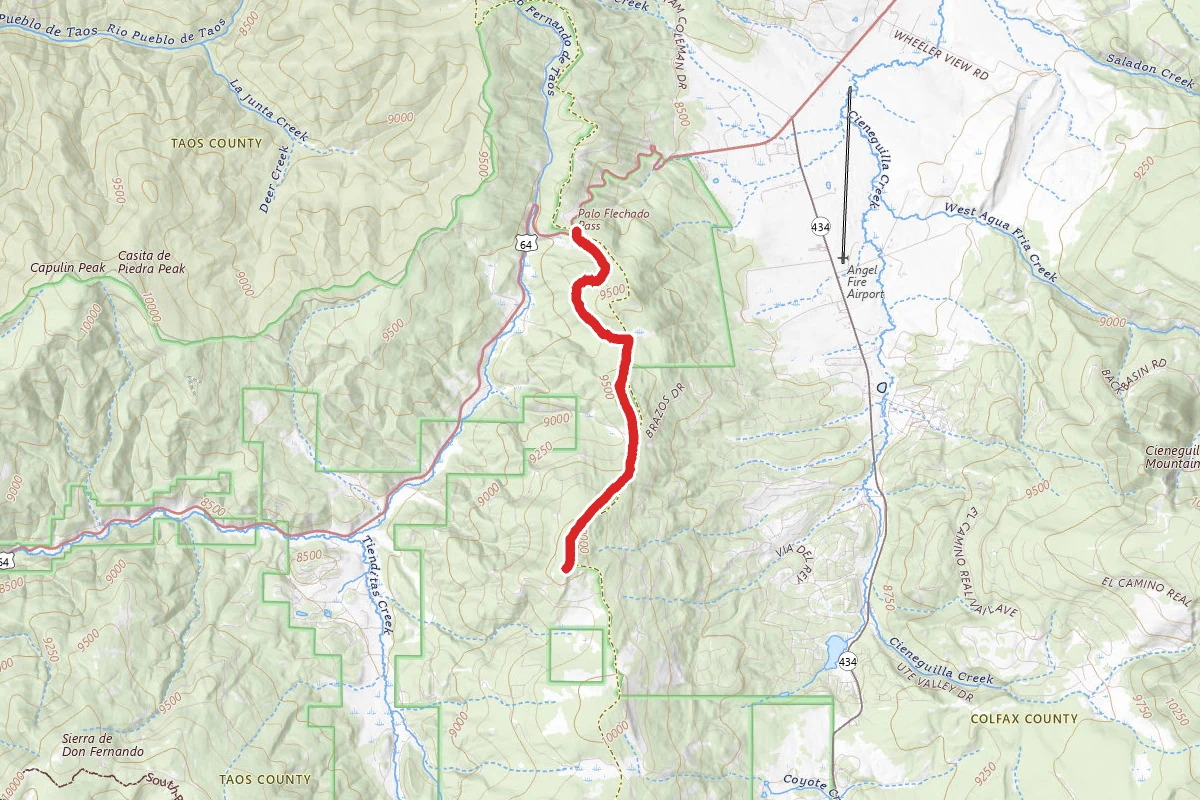Palo Flechado Pass Trail