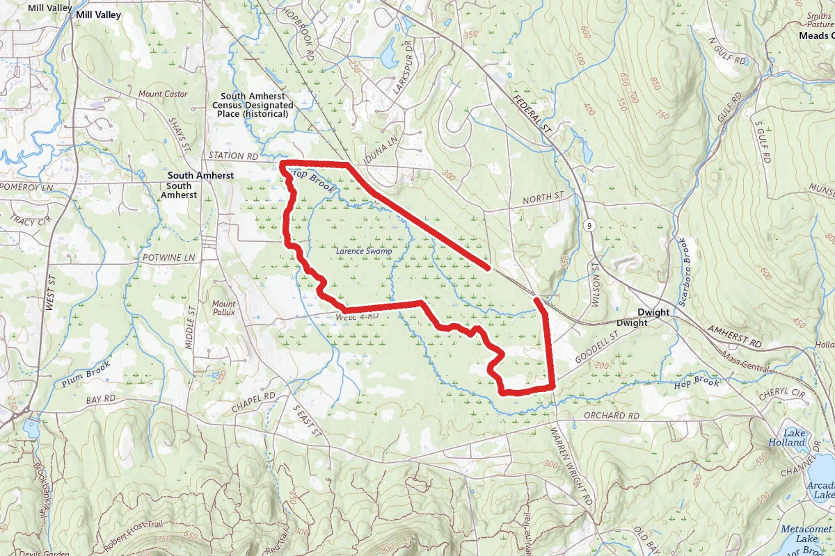 Robert Frost to Norwottuck Loop