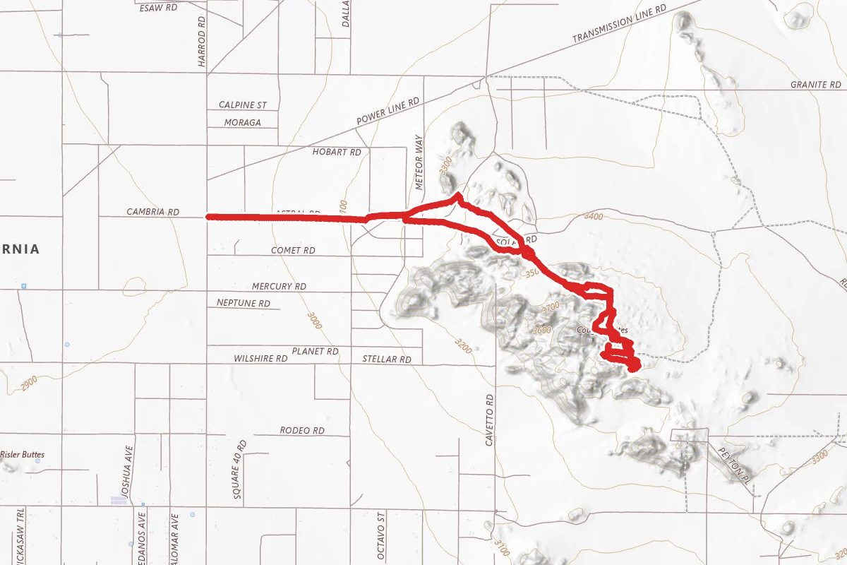 Cougar Buttes OHV Trail