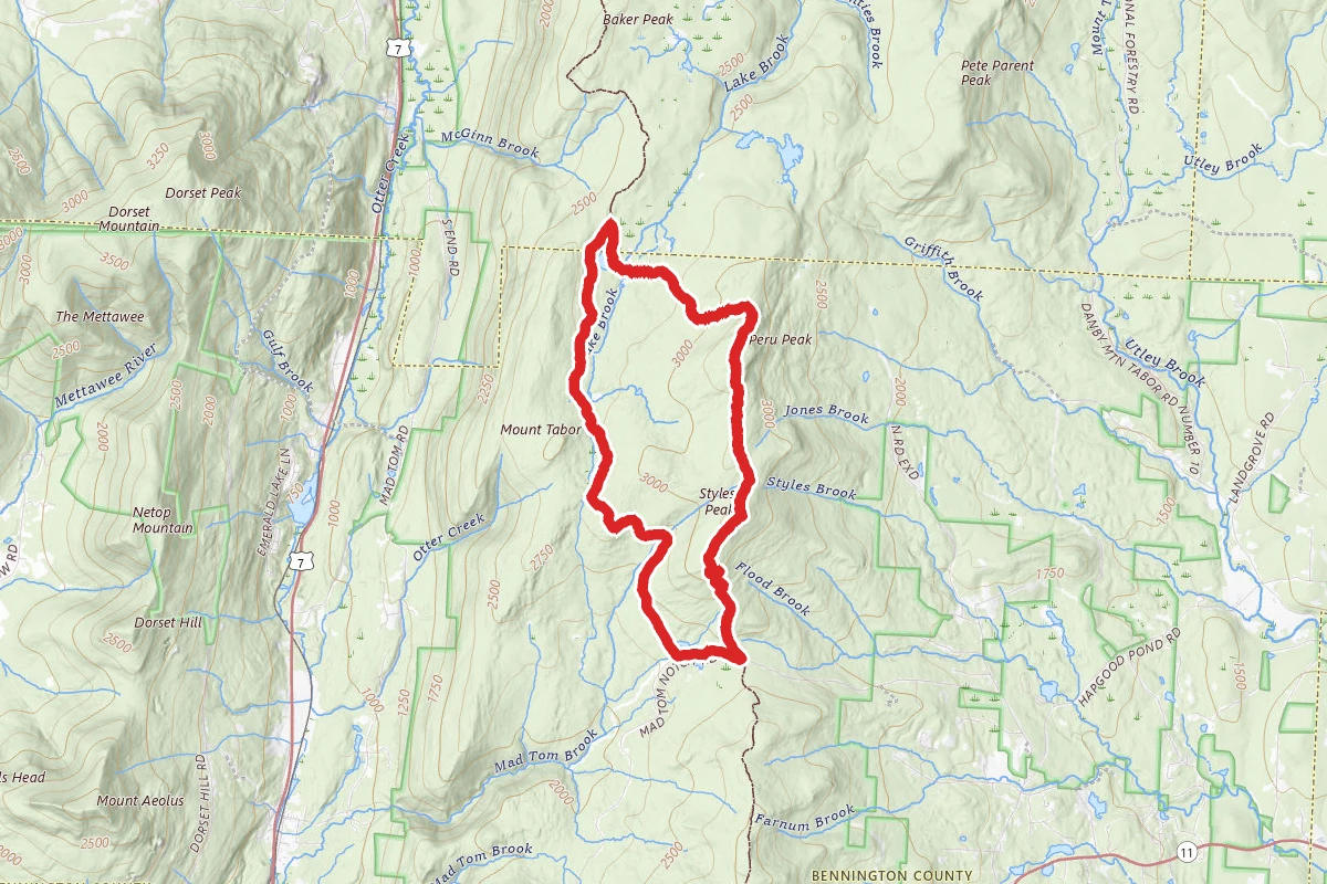 Styles and Peru Peak Loop