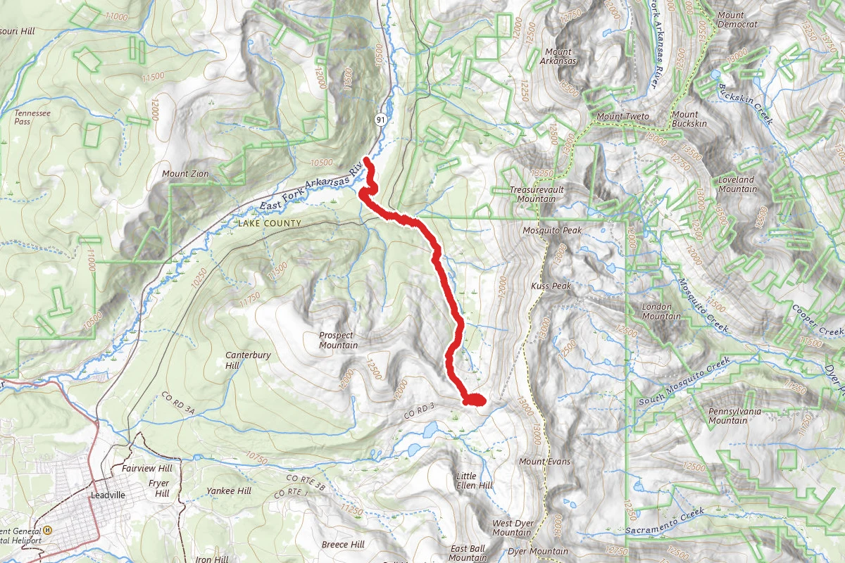 Birdseye Gulch OHV Route