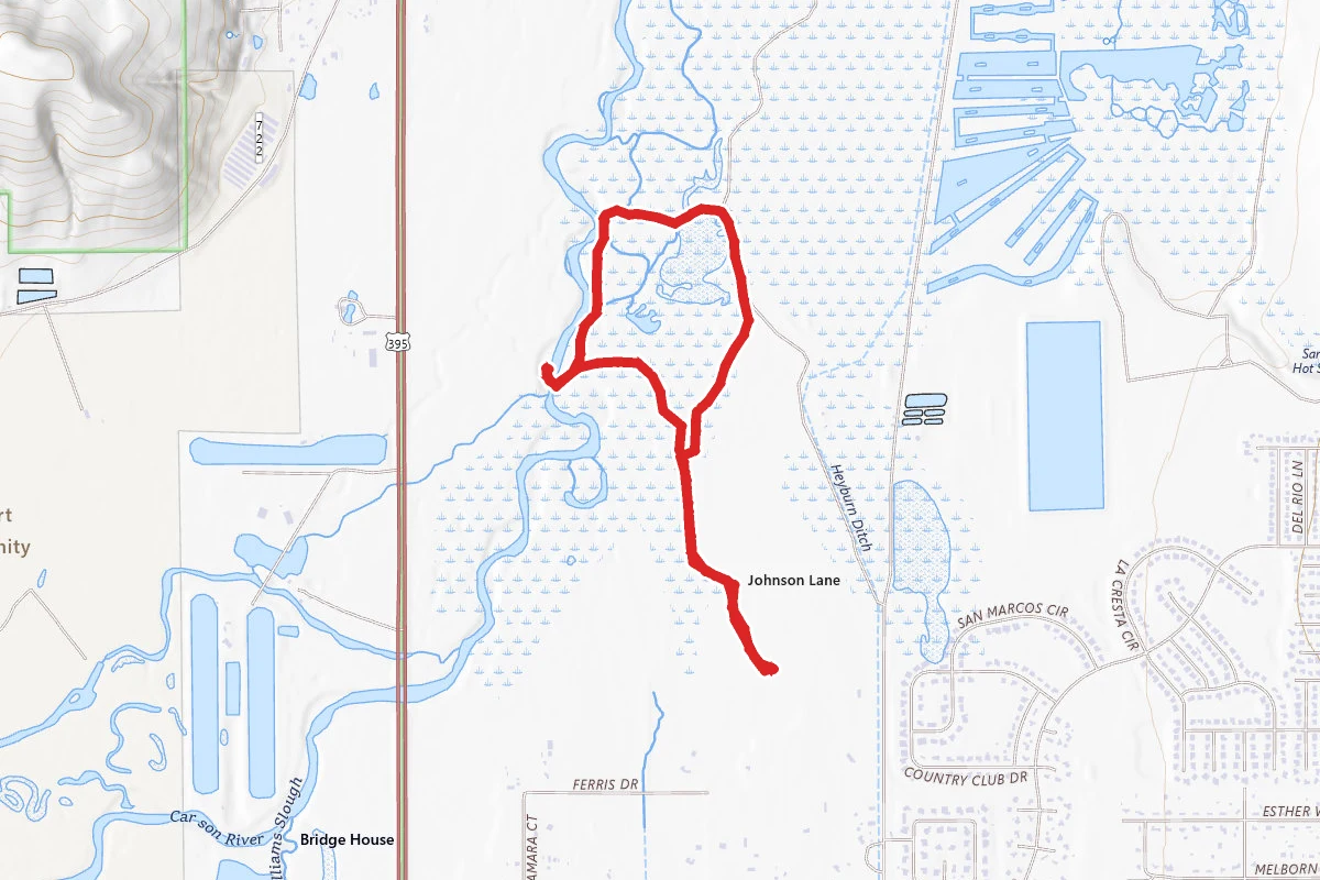 Bently-Kirman Tract Trail South Loop
