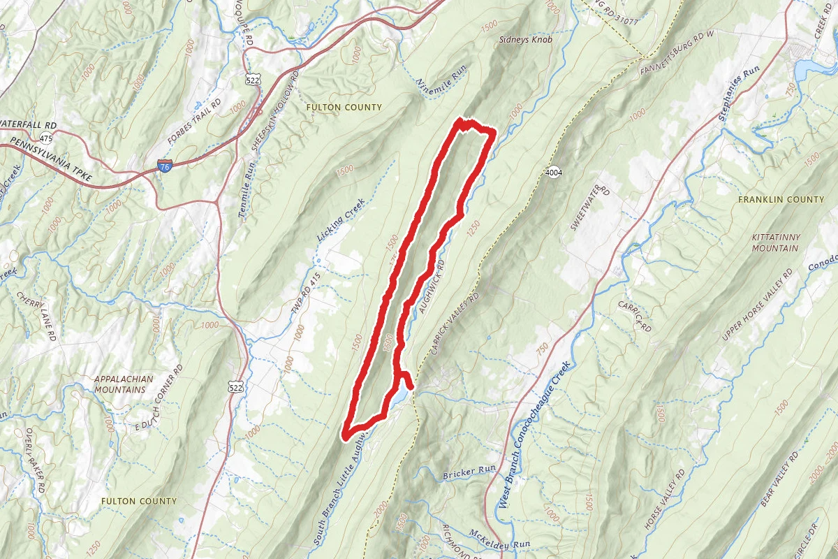 Standing Stone Trail and Tuscarora Trail Loop